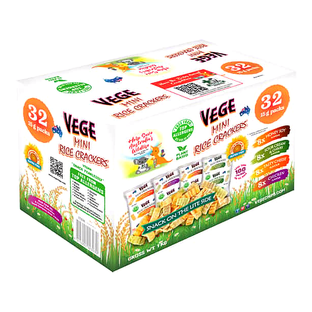 Mini Rice Crackers (15 g x 32 pk)