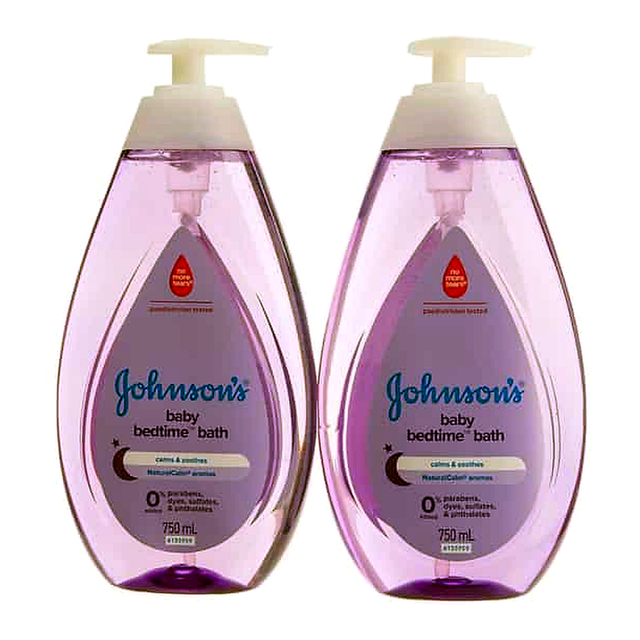 Johnson's Baby Bedtime Baby Bath (750 ml x 2 pk)