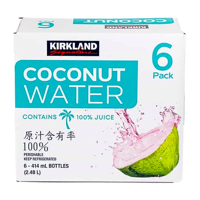 Kirkland Signature Coconut Water (414 ml x 6 pk)