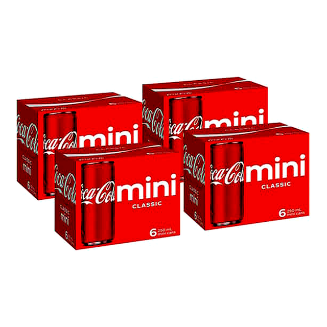 Coke Mini Soda (250 ml x 24 pk)