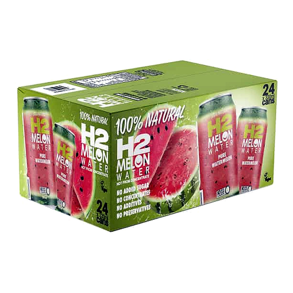 H2Coco 100% Natural Watermelon Juice Drink (330 ml x 24 ct)
