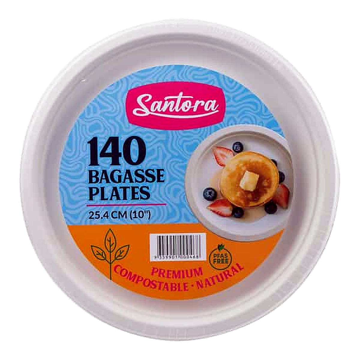Santora Bagasse Plates (140 pk)
