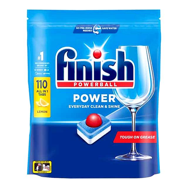 Finish All In One Power Lemon Sparkle (110 pk)