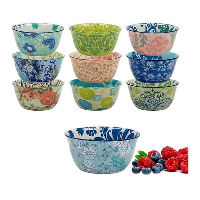 Certified International Provence Stoneware Bowls (10 pk)