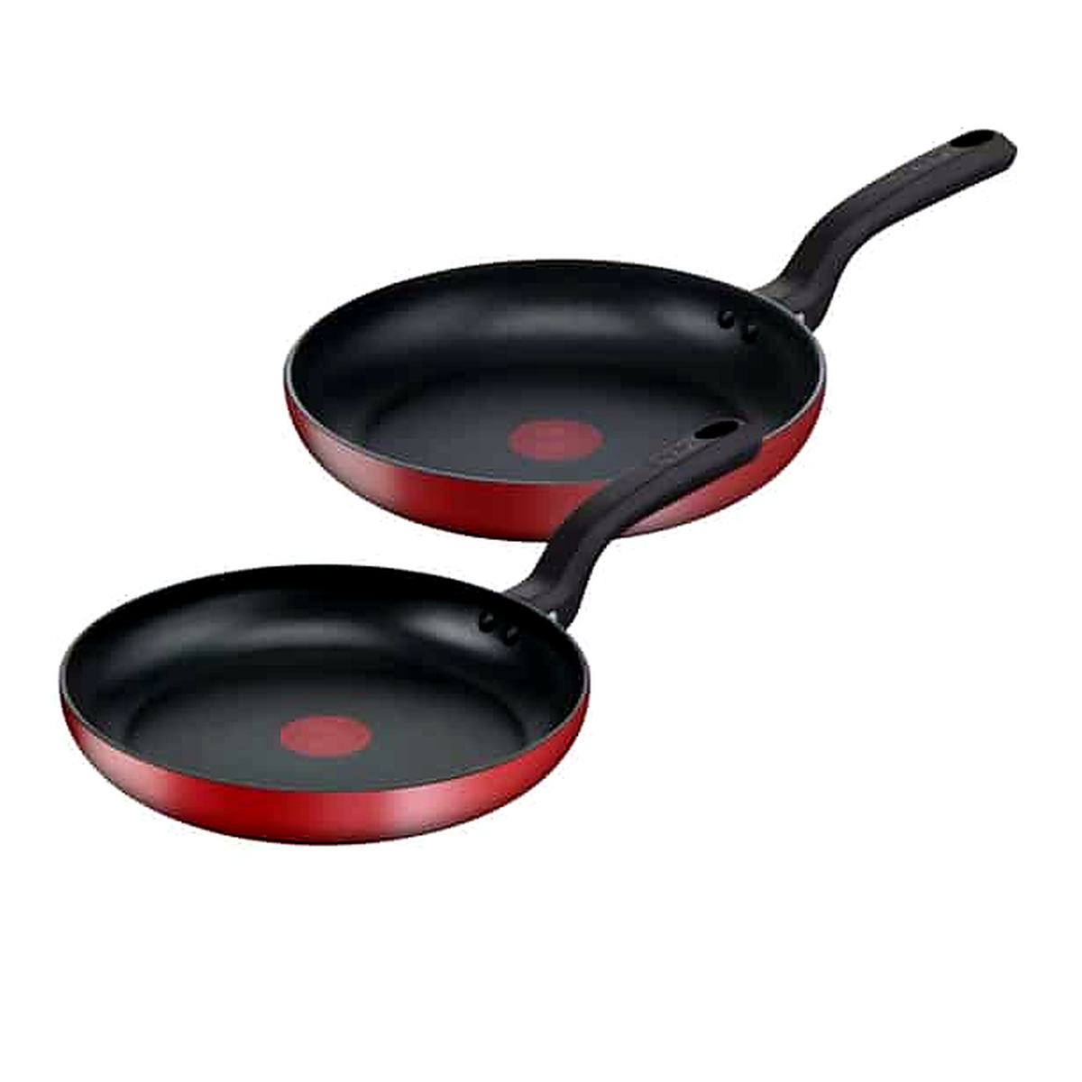 Tefal Red Delight 24cm & 28cm Frypan Set (2 pk)