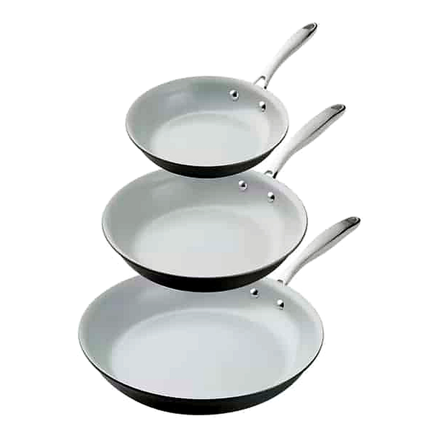 Tramontina Hard Anodised Frypan 3 Piece Set (3 pk)