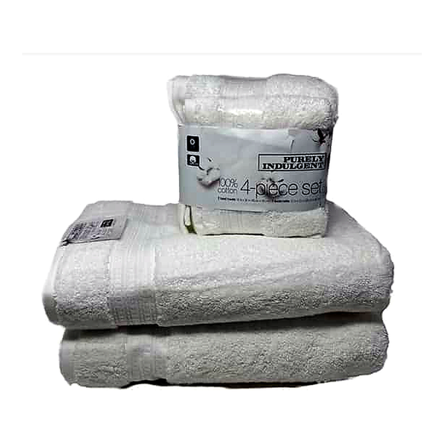 Purely Indulgent 76cm x 147cm White Bath Towel