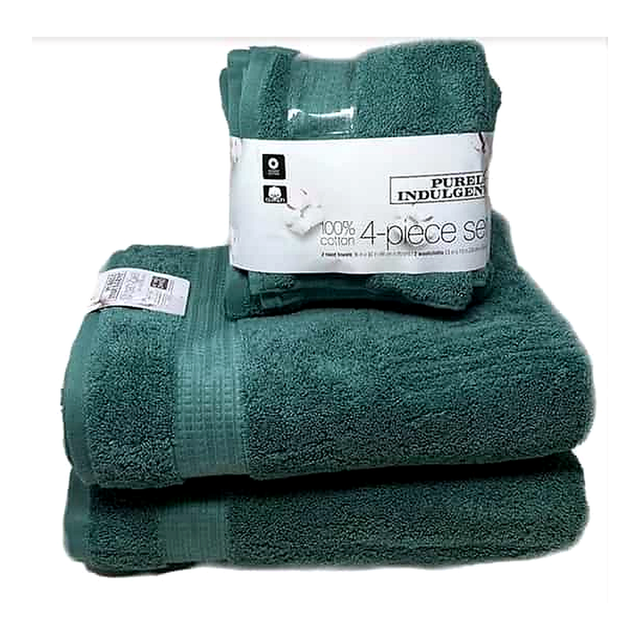 Purely Indulgent 76cm x 147cm Green Water Bath Towel