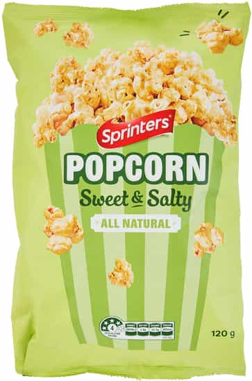 Sprinters Sweet and Salty Popcorn (120 gs)