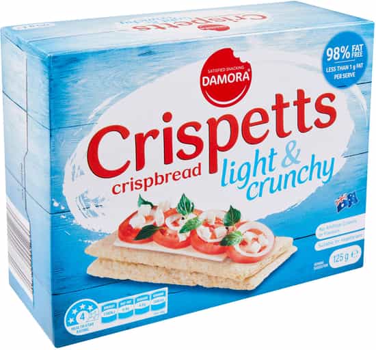 Damora Crispetts Crispbread (125 gs)