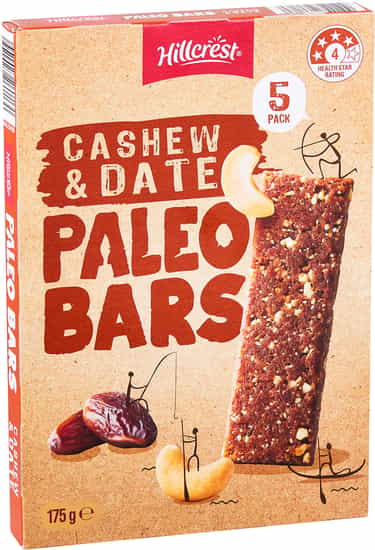 Hillcrest Cashew & Date Paleo Bar (175 gs)