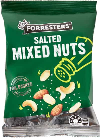 Forresters Salted Mixed Nuts (375 gs)