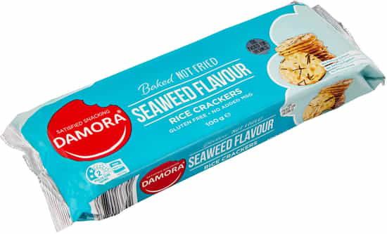 Damora Seaweed Rice Crackers (100 gs)