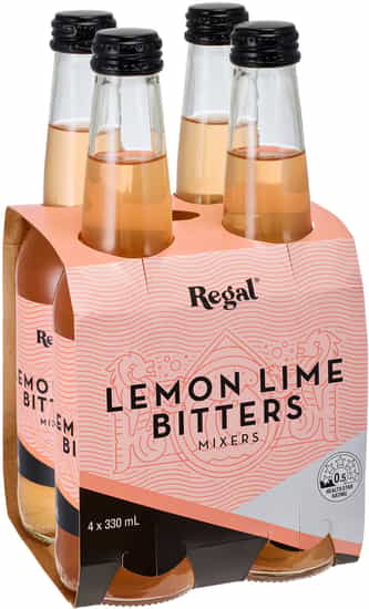 Regal Lemon Lime Bitters Mixers (330 ml 4 pks)
