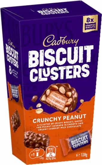 Cadbury Crunchy Peanut Biscuit Clusters (120 gs)