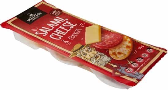 Snackers Market Salami Cheese & Crackers (50 gs)
