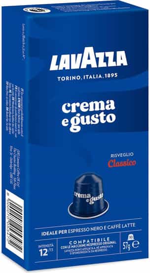 Lavazza Crema e Gusto Nespresso Compatible Coffee Pods (10 pks)