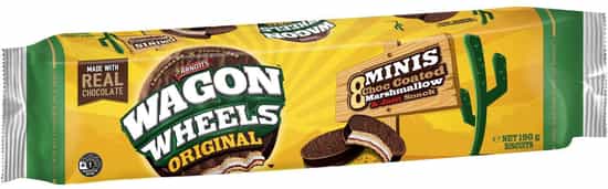Arnott's Wagon Wheels Chocolate Biscuits (190 gs)
