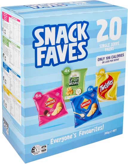 Smith's Snack Faves Chips (20 pks)