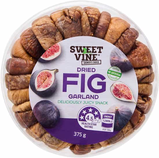 Sweet Vine Dried Fig Garland (375 gs)