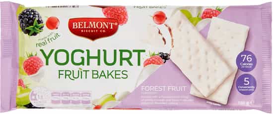 Belmont Biscuit Co. Forest Fruit Flavoured Yoghurt Fruit Bakes (180 gs)
