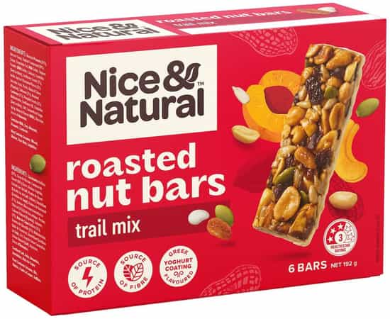 Nice & Natural Trail Mix Roasted Nut Bars (192 g × 6 pks)