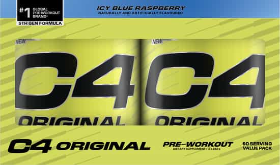 C4 Icy Blue Raspberry Pre Workout (282 g x 2 pk)