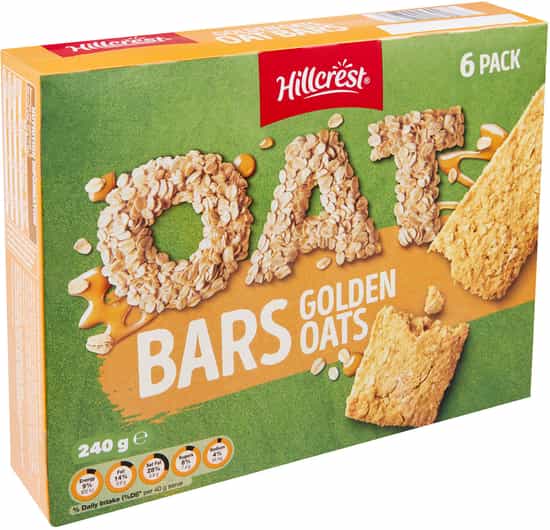 Hillcrest Golde Oats Oat Bars (240 gs)