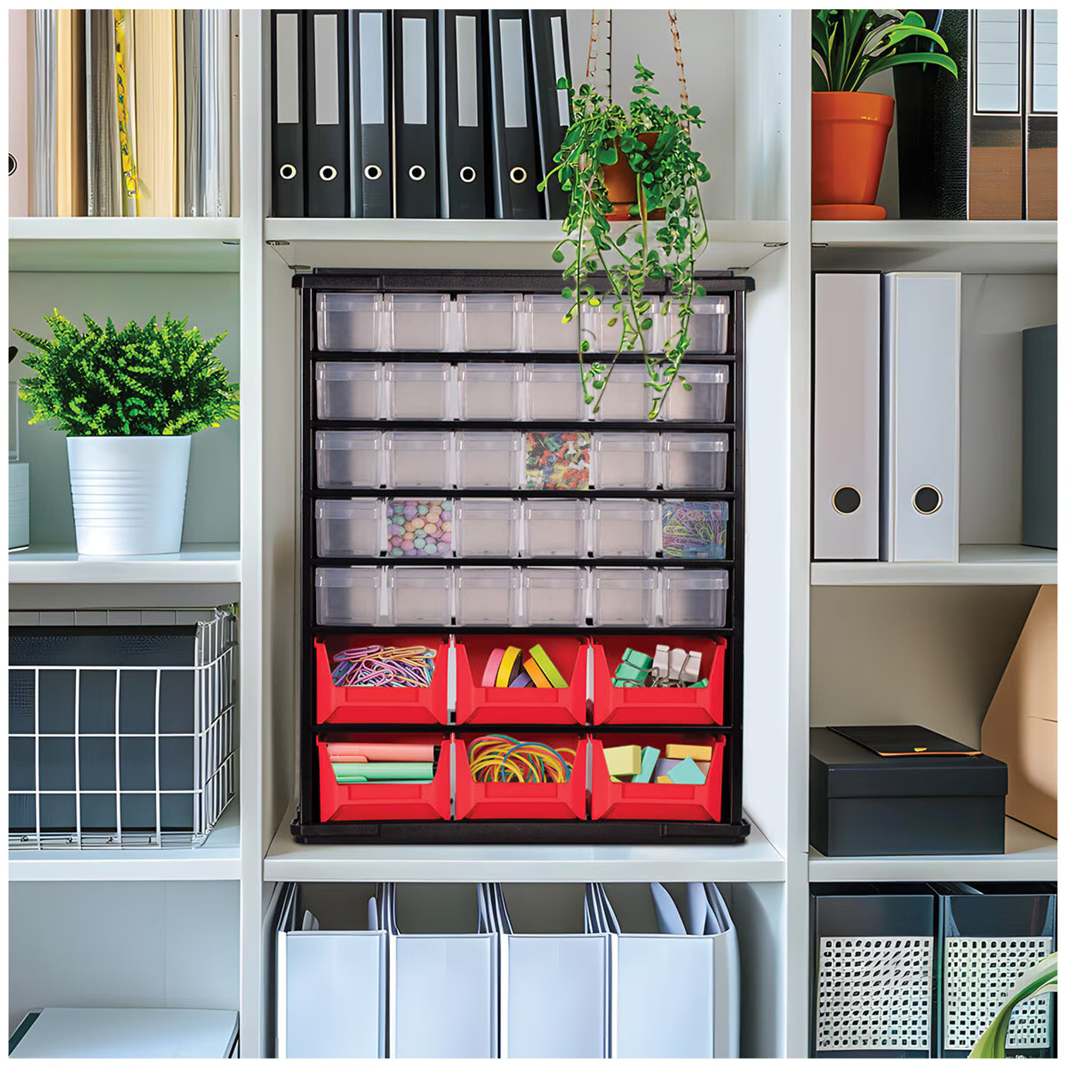 Birdrock Home Multi Part Bin Organiser (1 ea)