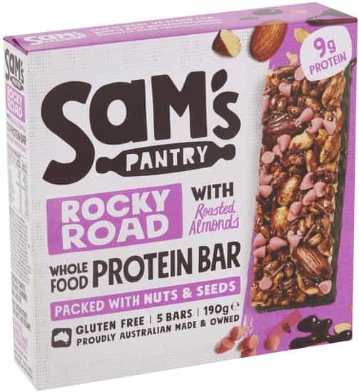 Sam's Pantry Rocky Road Protein Bar (190 g × 5 pks)