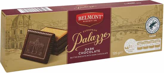 Belmont Biscuit Co. Palazzo Dark Chocolate Biscuit (125 gs)
