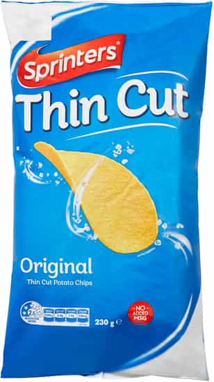 Sprinters Thin Cut Chips Original (230 gs)